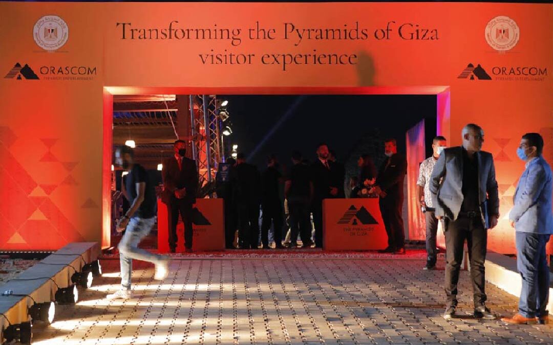 VIP event marks the reveal of the transformed Pyramids of Giza visitor experience