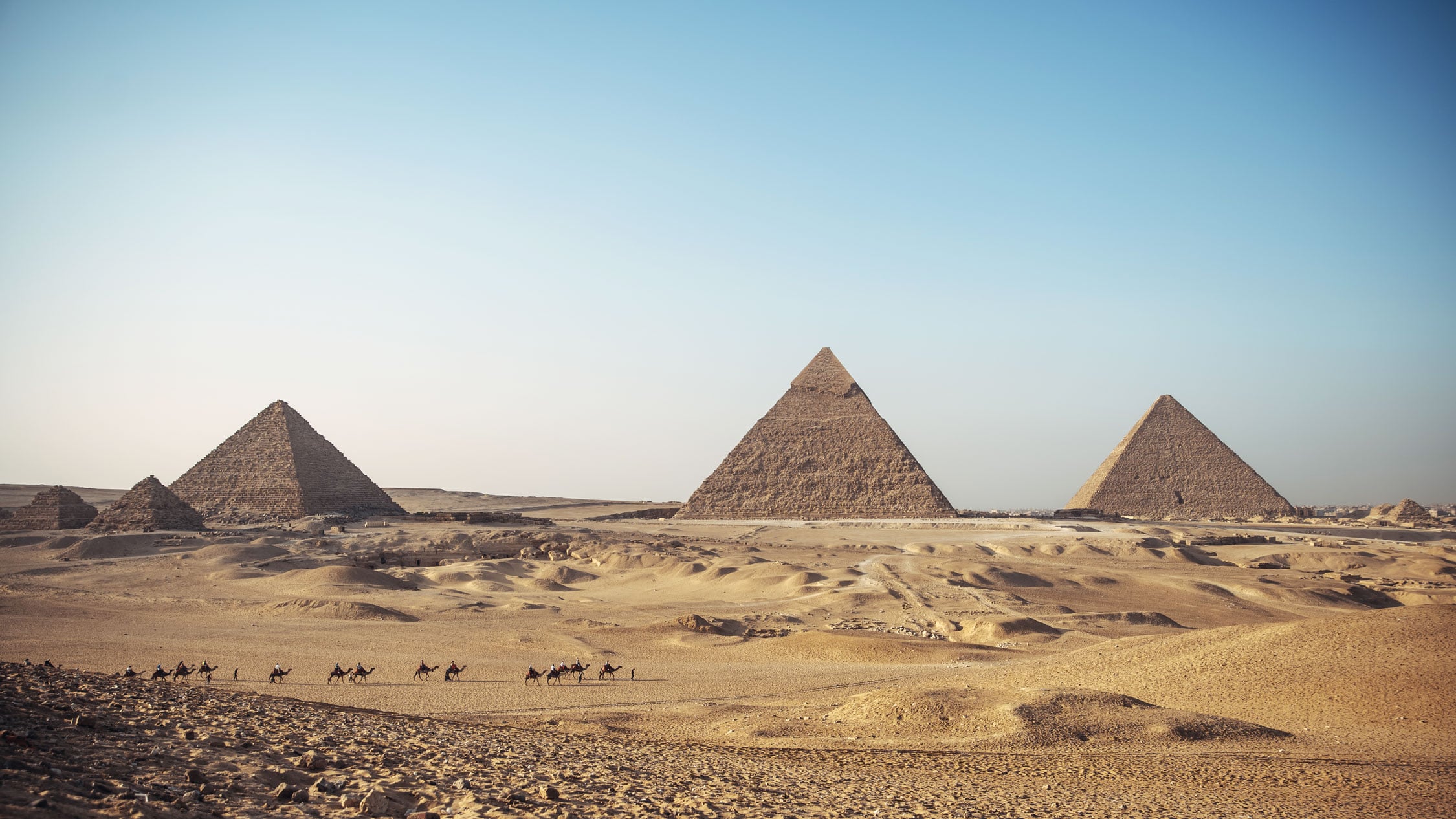 Horizon of the Pyramids of Giza