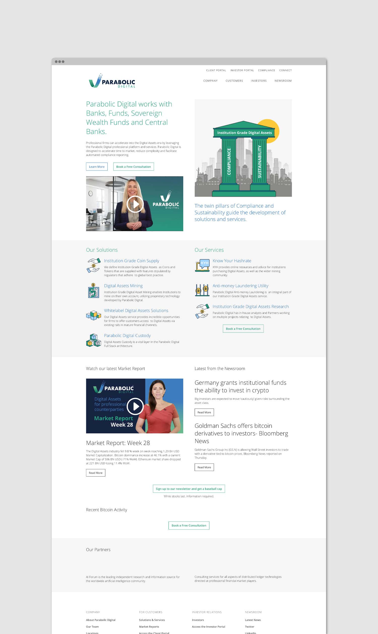 Parabolic Digital Website