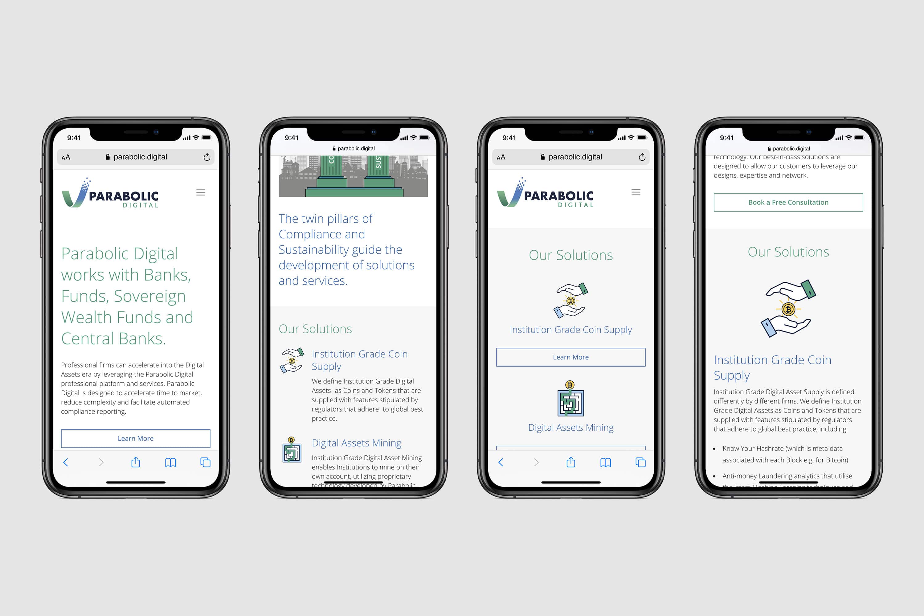 Parabolic Digital Website