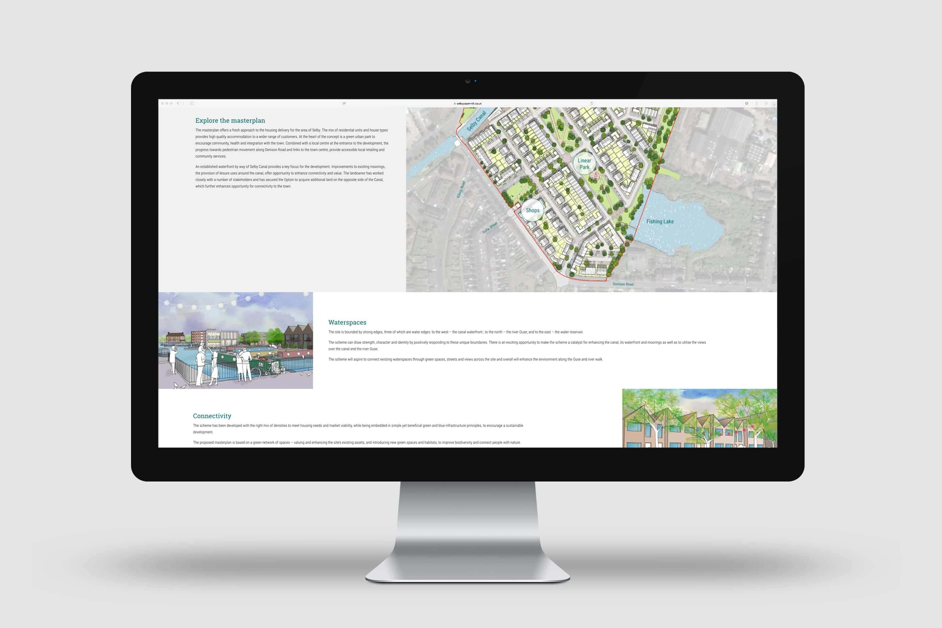 Selby Paper Mill masterplan website