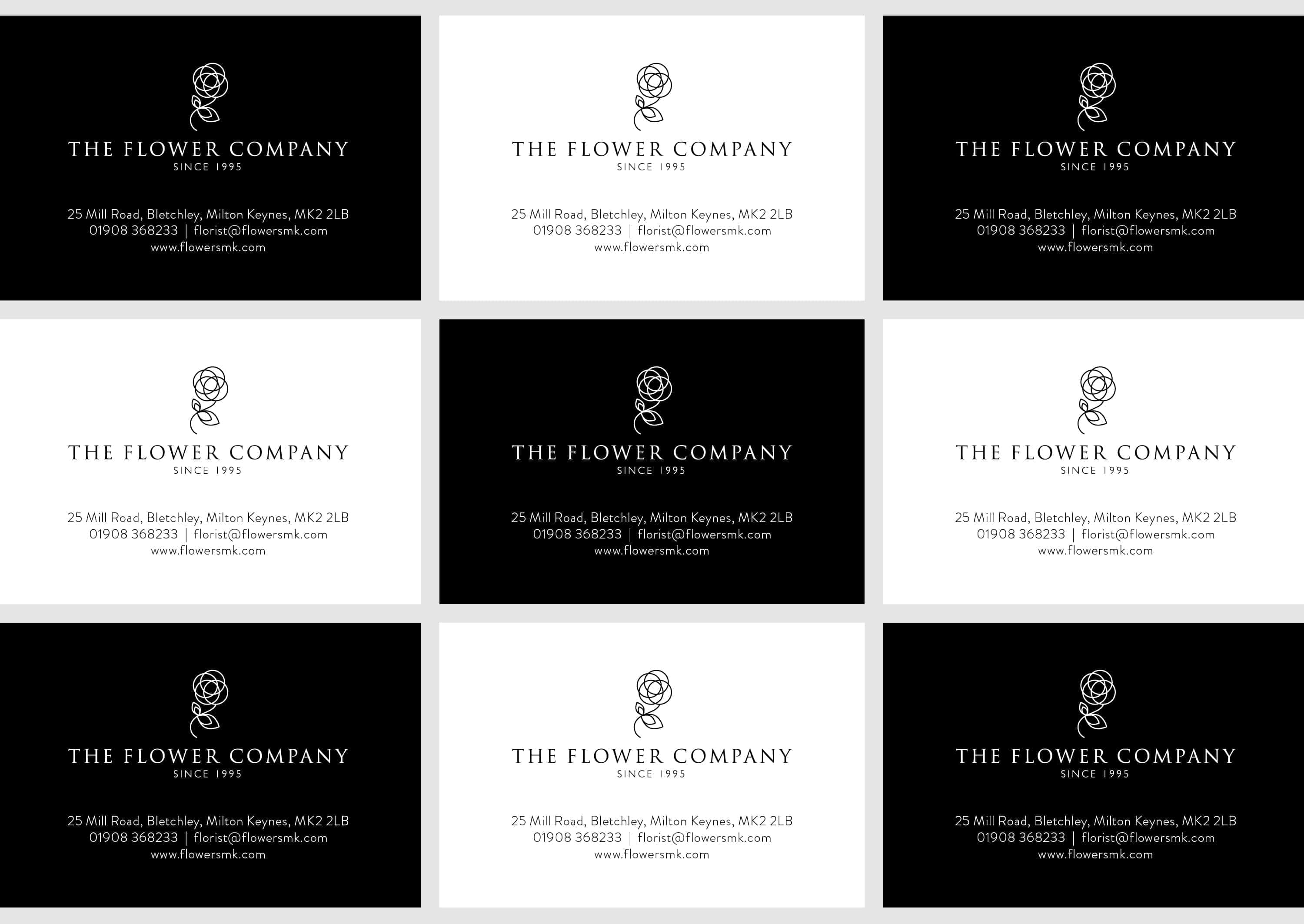 The Flower Company Business Card