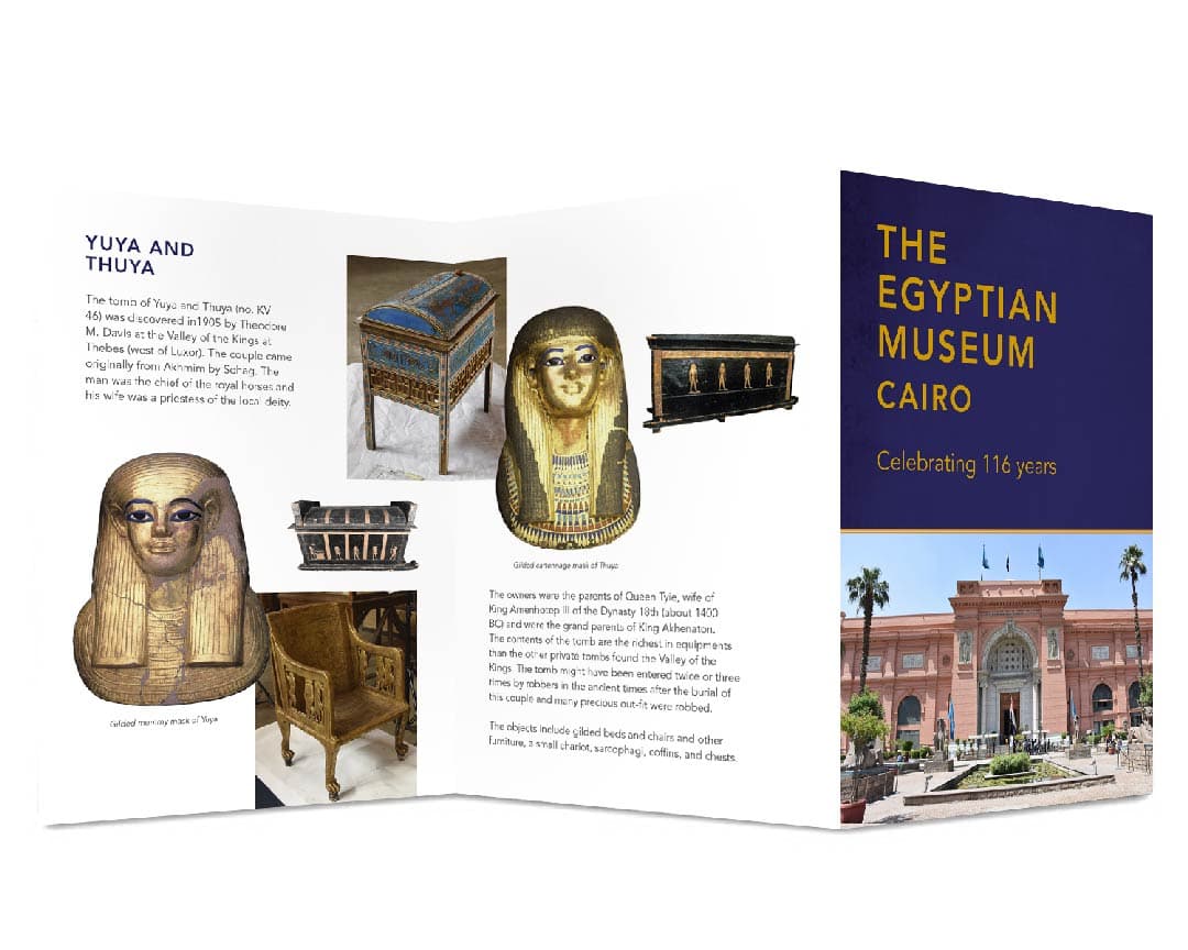 116th anniversary of the Egyptian Museum exhibit information